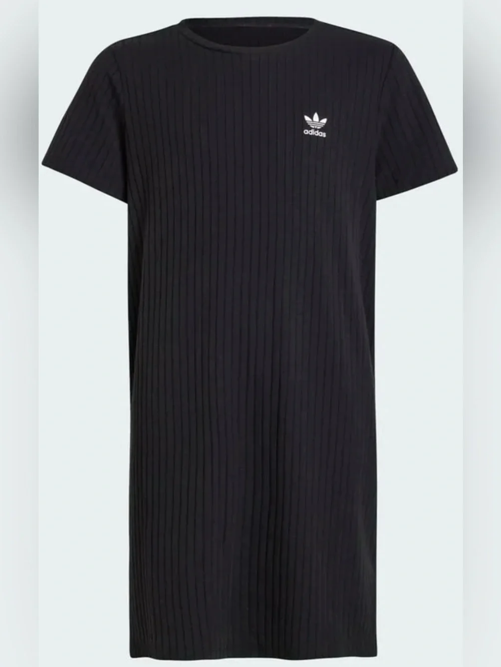 Adidas Ribbed Dress Black - Picture 4 of 8